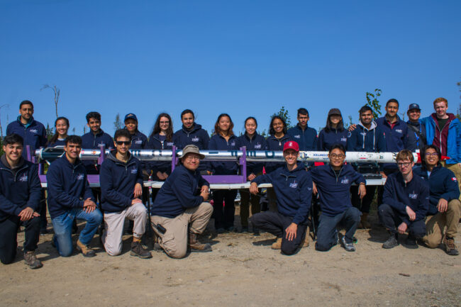 UTAT team set amateur rocketry altitude record at Launch Canada 2024